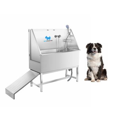 China Petsproofing Manufacturer Veterinary Equipment Pet Stainless Steel Pet Spa Tubs Supplies Viable Chinese Dog Grooming Tub for sale