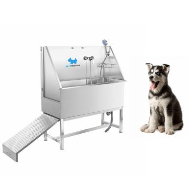 China Durable Petsproofing China Stainless Steel Pet Bath Dog Wash Dog Grooming Tubs Durable Pet Bath for sale