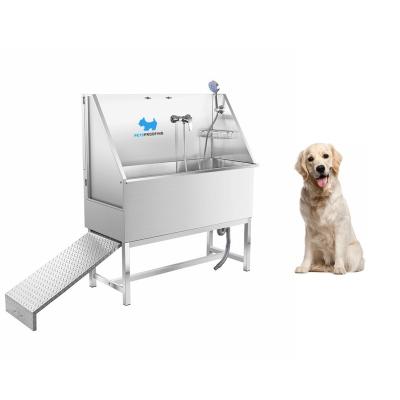 China Viable Petsproofing Factory Wholesale Customized Most Competitive Price Stainless Steel Electric Pet Spa Tub Dog Grooming Bathing for sale