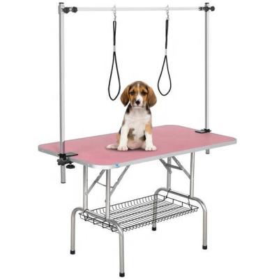 China High Quality Viable Large Adjustable Grooming Table Bar Grooming Table Backdrop Grooming Table Belly Strap for sale