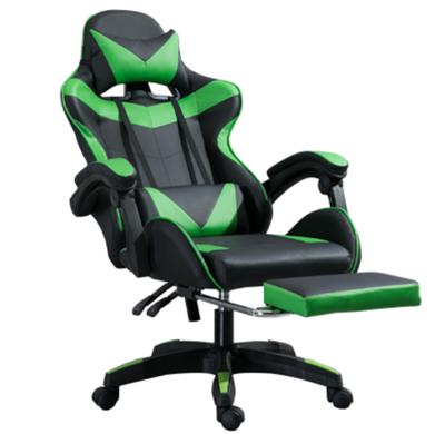 China Adjustable (height) High quality luxury office furniture pu leather gaming chair massage cheap for sale