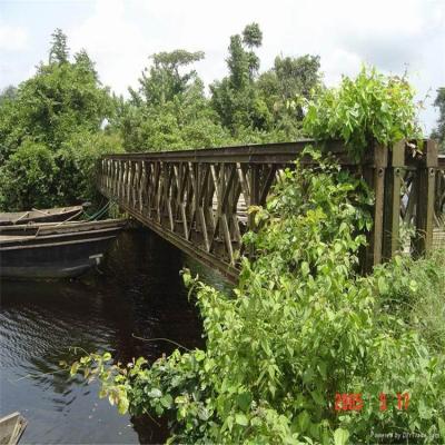 China Portable Launching Bailey Bridge Panel 45 Meters Span Steel Structure Bridge With Deck for sale