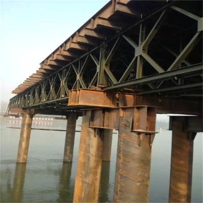 China Galvanized Bailey  Steel Deck Panels Pins Connecting For Modular Steel Bridges for sale