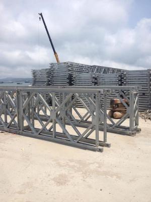 China Hot Dip Galvanized Bailey Bridge Panel Modular Panels For Temporary Steel Bridge for sale