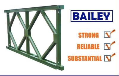 China Easy Replace Q345b Steel Deck Panels , Standard Bailey Bridge Structure Components for sale