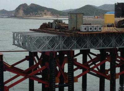 China Puente colgante de Bailey compacto, puente peatonal temporal portátil en venta