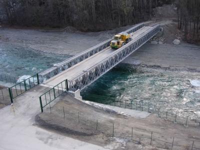 China Puente de viga del braguero del puente del marco del delta de la estabilidad con la cubierta modificada para requisitos particulares de la proyección en venta