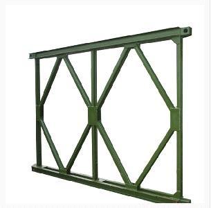 China Prefabricated Steel Bridge With Deck , Portable Launching Military Temporary Bridge for sale