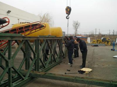 China Anti - Rust Green Steel Bridge Deck Temporary Use For Construction Platform for sale