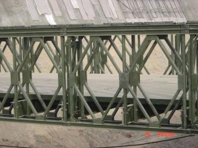 China Portable Military Floating Bridge Surface Galvanized Modular Bailey Truss Bridge for sale