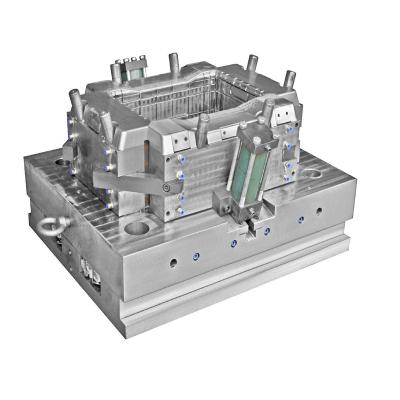 China Household Product Mold Fashion Design High Quality Transport Used Bakery Logistic Folding Hardware Crate Plastic Product Mold for sale