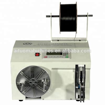 China winding & Semi Automatic Power Cord USB Wire Winding Cable Winding Bundling Tying Machine for sale