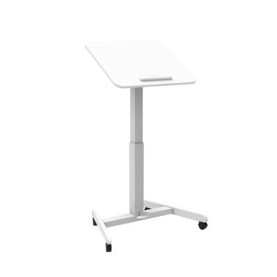 China Height Adjustable (Height) Adjustable Mobile Workstation With Tilt-Down Desk for sale