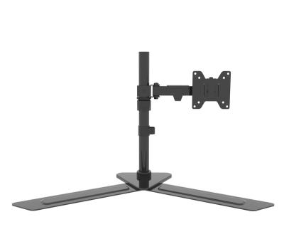 China Height Adjustable Cold Rolled Steel Rotate LCD Mount Desktop Rack for sale