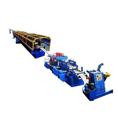 China Hotels Storage Rack Shelf Frame Lip Straight Channel Roll Forming Making Machine for sale