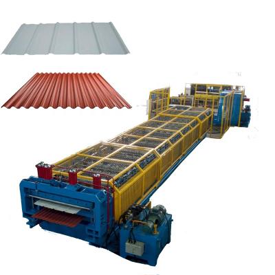 China Hotels Double Layer Corrugated Iron Sheet IBR Trapezoidal Profile Roofing Roll Forming Roof Tile Making Machine for sale