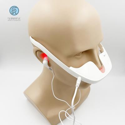 China Portable Intranasal Laser Light Therapy Device for Treating Rhinitis Polyps Sinusitis Manufacturer Unique Hanging Ear Nasal Design SR-800 for sale