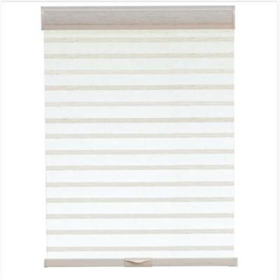 China Waterproof Electric Rolling Shades Customized Cordless Double Layered Shading Window Zebra Blinds for sale