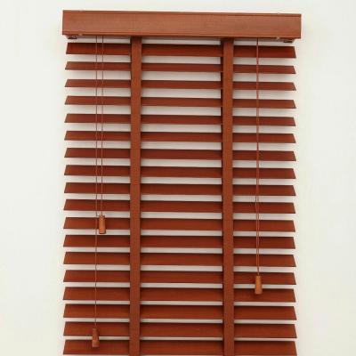 China Factory Manufacture 50mm Durable Venetian Slats Basswood Window Blinds for sale