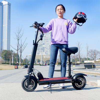 China Free Shipping Adult Two Wheels Long Range Unisex Electric Scooter koogo m4 pro 500W 48V 10inch for sale