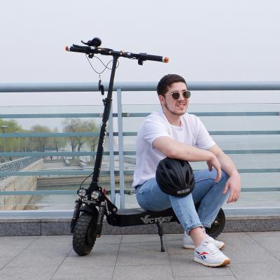 China Cheap Sale Unisex Off Road Foldable 60V 1600W 10 Inch Big Tire Electric Scooter EU Warehouse for sale