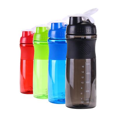 China Viable Custom Logo 550ml 760ml 1000ml Bpa Free Plastic Gym Shaker Cups Protein Powder Shake Shaker Bottle For Protein Shakes for sale