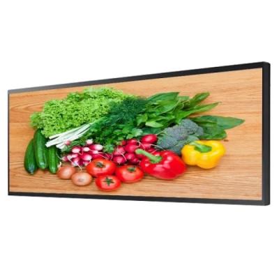 China 28 Inch Android Digital Wall Mounted Stretching Bar , Stretched LCD Display for sale