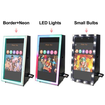 China 43 Inch Selfie Photobooth Mirror LCD Display , Magic Mirror Monitor Remote Control for sale