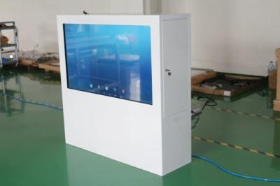 China 43 Inch Aluminium Alloy Transparent LCD Touch Screen , Transparent LCD Display Box for sale