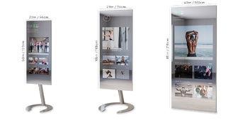 China Wifi Smart Mirror LCD Screen , LCD Mirror Display 4GB/8GB RAM For Shopping Mall for sale