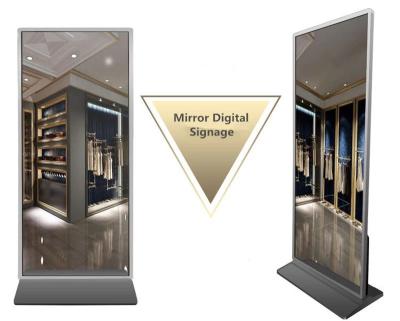 China Indoor Lcd Mirror Display Electronic Advertisement Equipment 55 Inch 450 Nits for sale