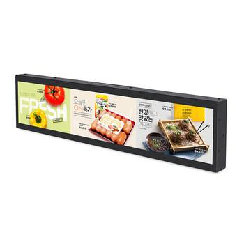 China Quad Core RK3288 Stretched Bar LCD Display Advertising Tablet 19 Inch Wall Mounting for sale