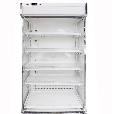 China Outdoor Commercial Supermarket Multi-deck Open Chiller Display Refrigerator For Fruits for sale