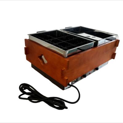 China outdoor electric wooden grill fast food cooking machine kanto fast food cooking machine for sale