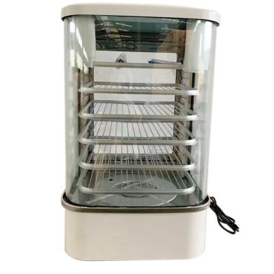 China 6 Layers Outdoor Commercial Glass Electric Food Display Showcase Roll Steamer for sale