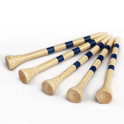 China Durable Hot Sales Printed Professional Unbreakable Color Golf Tees Custom Made Wood Tees For Cheapest Prices for sale