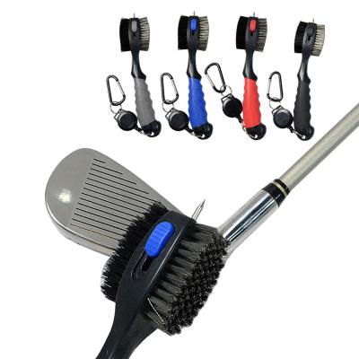 China Durable 2022 Hot Selling Golf Club Cleaning Brush With Cap Pad for sale