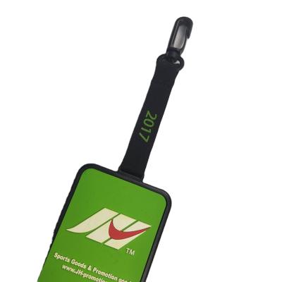 China Popular Hot Selling Custom Golf Bag PVC Tag Logo Golf Bag Tag Custom Made for sale