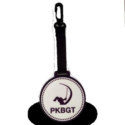 China Luxury Golf Accessories Durable Logo Design OEM PVC Golf Bag Custom Outdoor Tag for sale