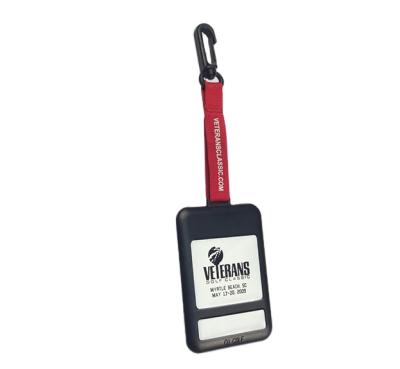 China Luxury High Quality Golf Accessories Custom Eco Friendly Logo PVC Golf Bag Tag For Professional Golf for sale