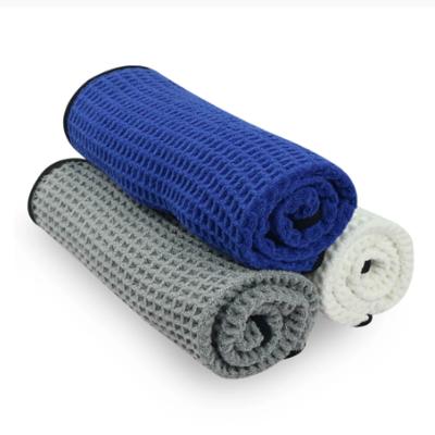 China Wholesale Disposable Microfiber Terry Luxury Sport Waffle Weave 100% Quick Dry Large Towel for sale