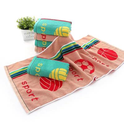 China Custom Designer Streamer Football Towels Soccer Spotrs Gymnasium Sports Towels Athletic Fitness Sports Towels for sale