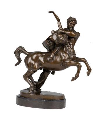 China Europe SHTONE Centaur Statue TPY-220 Myth Figurine Greek Bronze Art Decor Indoor Sculpture for sale