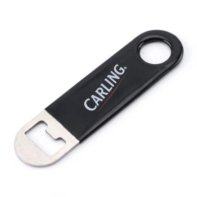 China SHTONE Metal Iron Sublimation Blank Bottle Openers Hot Selling High Quality Bottle Opener Business Gift Bottle Opener Keychain for sale