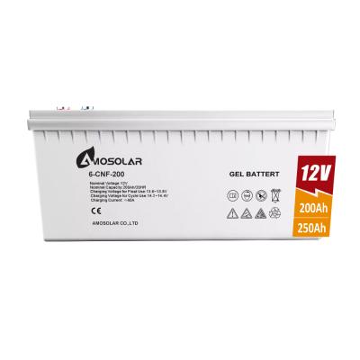 China 3000 Cycle Life GEL Lead Acid Battery 12V 100AH for Deep Cycle Solar Storage System for sale