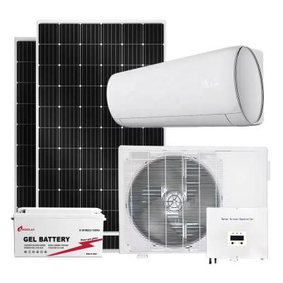 Cina 24000btu 300-550W pannello solare condizionatore d'aria completo inverter ibrido ac dc per la casa in vendita