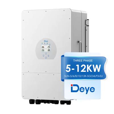 China Deye SUN-3.6/6/8/10K-SG05LP3-EU-SM2 Inverter solar híbrido trifásico para híbrido doméstico à venda