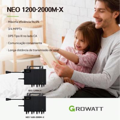 Chine Growatt Micro Inverter Panneau solaire 1800W 2400W 3000W Inverteur solaire 2KW pour le système Ongrid à vendre
