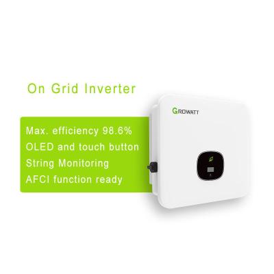 China 24 Stunden Arbeitszeit Growatt Solar Inverter 5KW 10KW 15KW 20KW Hybrid Off Grid On Grid zu verkaufen