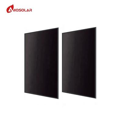 China 21.5% Mono Silicon Cells Full Black Shingled Solar Panels for Home Solar Power System for sale